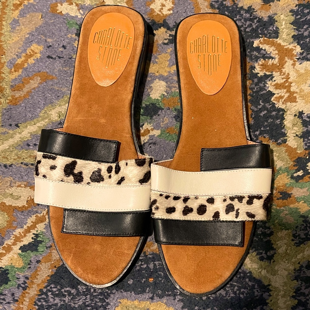 Charlotte stone slide sandals